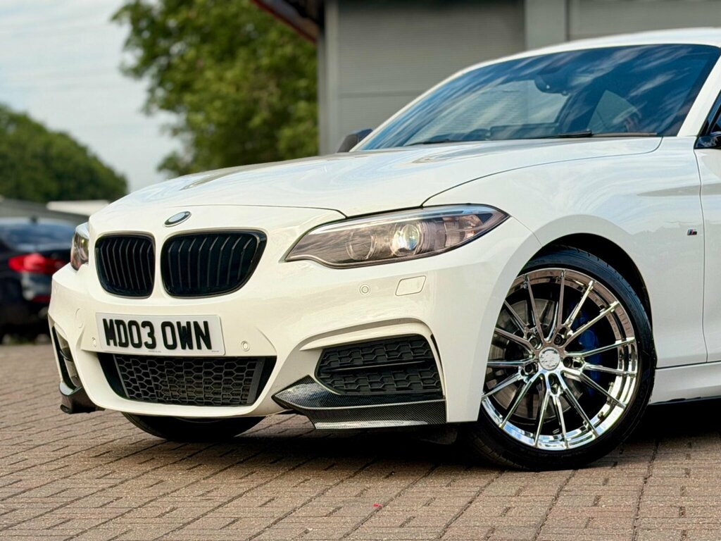 BMW 2 Series M235i Convertible White #8