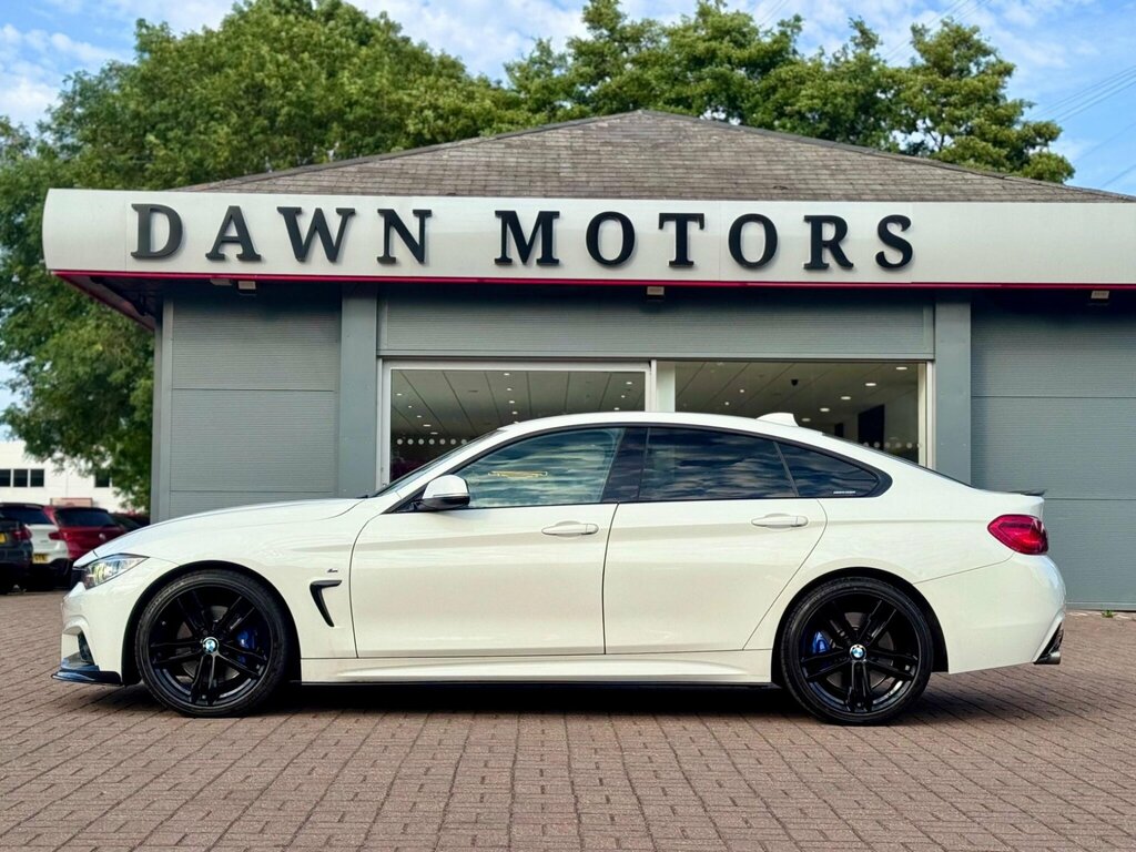 BMW 4 Series Gran Coupe 2.0 420D M Sport Euro 6 Ss White #6