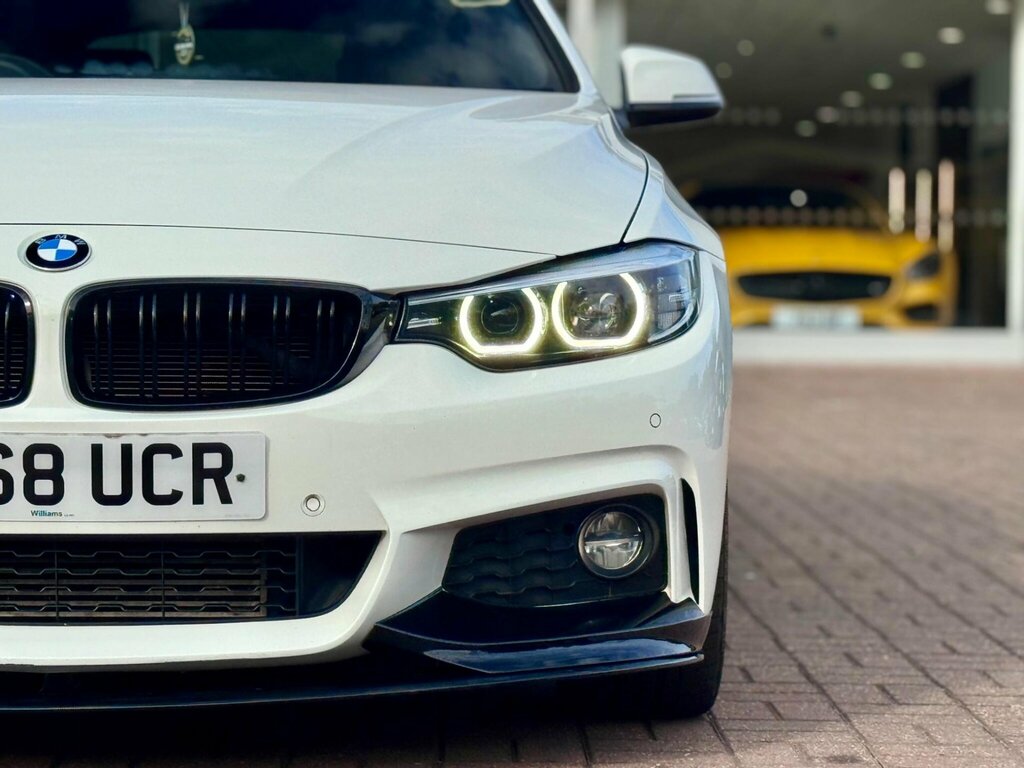 BMW 4 Series Gran Coupe 2.0 420D M Sport Euro 6 Ss White #4