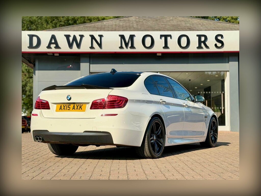 BMW 5 Series 3.0 530D M Sport Euro 6 Ss White #2