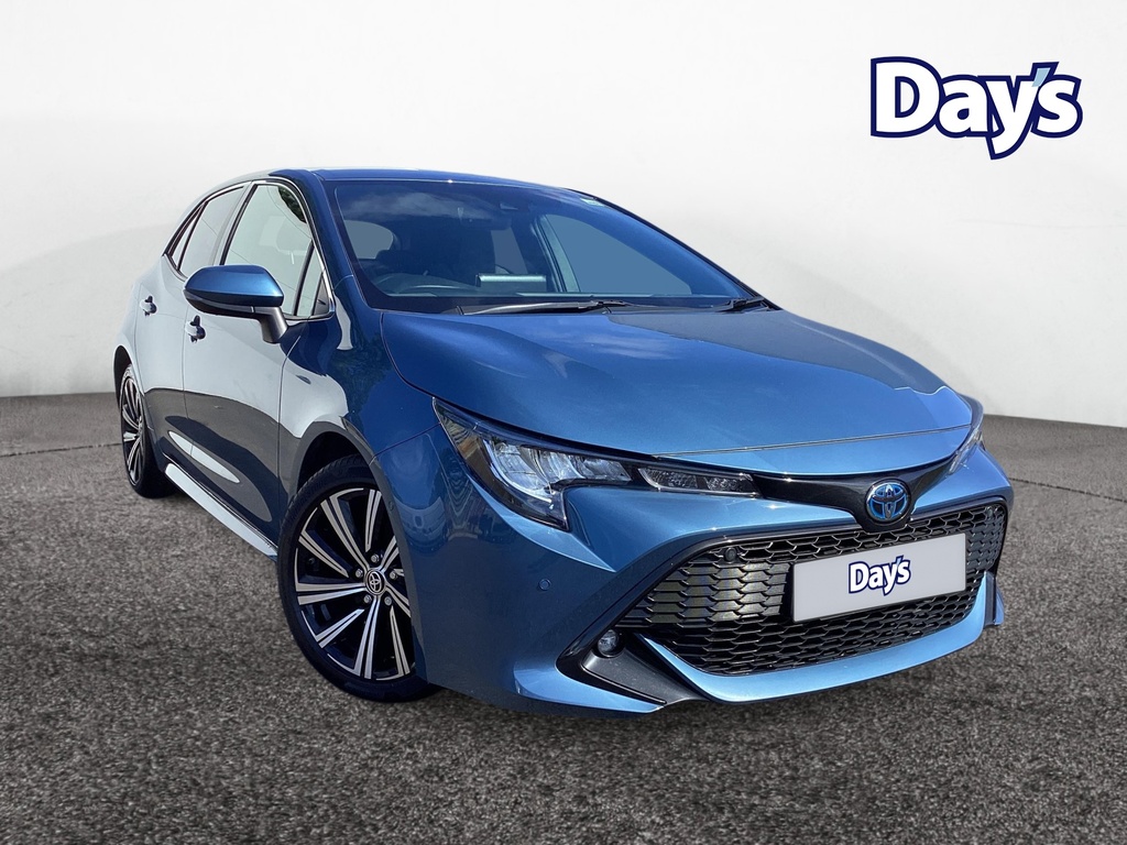 Toyota Corolla 1.8 Vvt-h Gpf Design Hatchback Hybrid C Blue