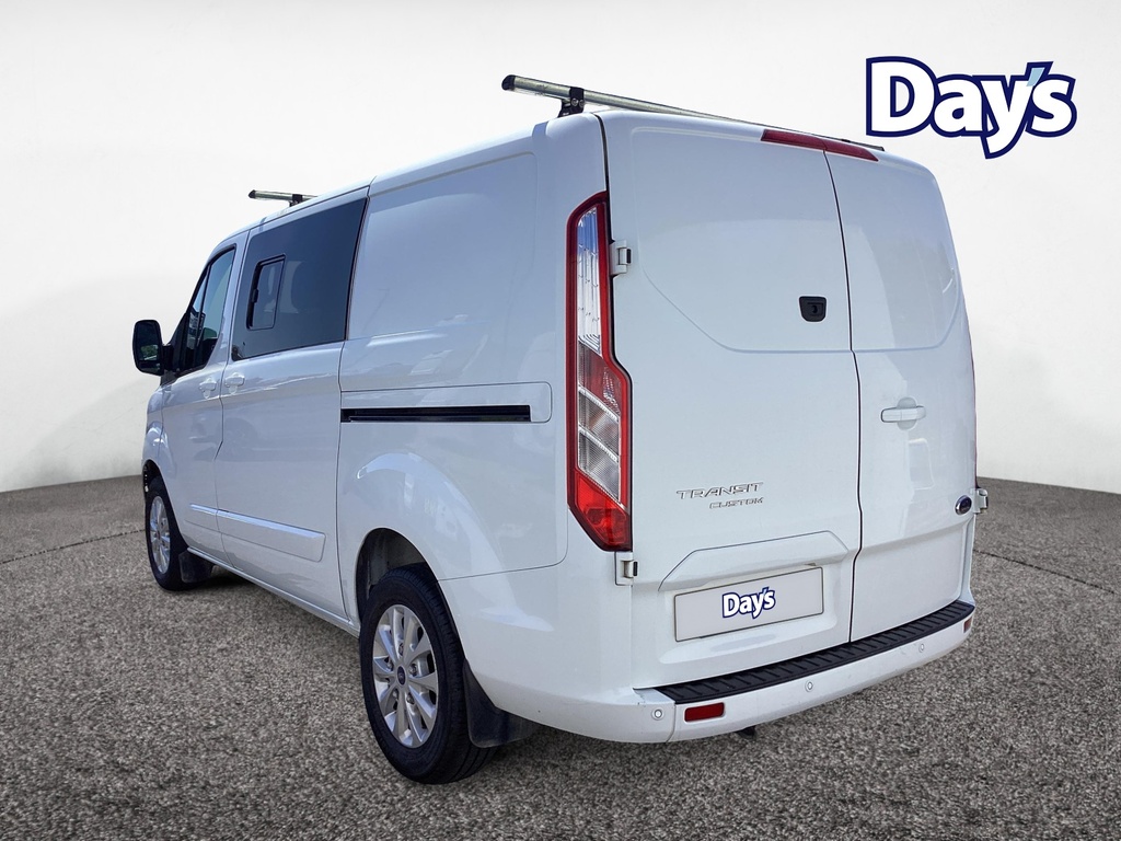 Ford Transit Custom 2.0 300 Ecoblue Limited Crew Van Double Cab Di White #6