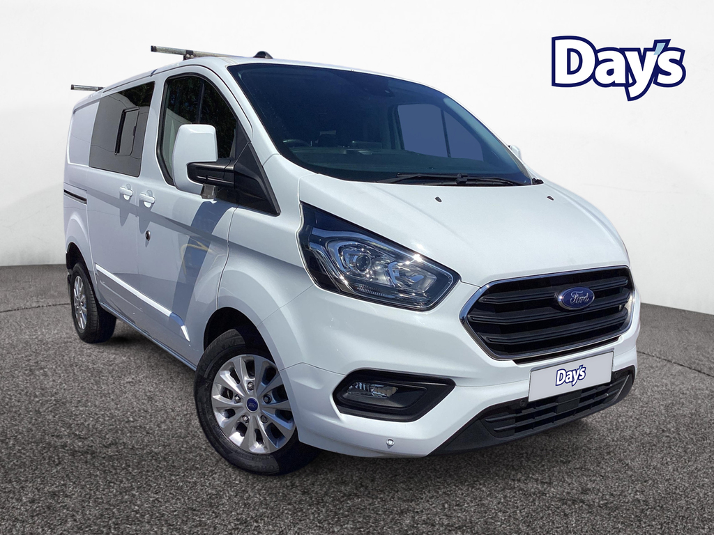 Ford Transit Custom 2.0 300 Ecoblue Limited Crew Van Double Cab Di White