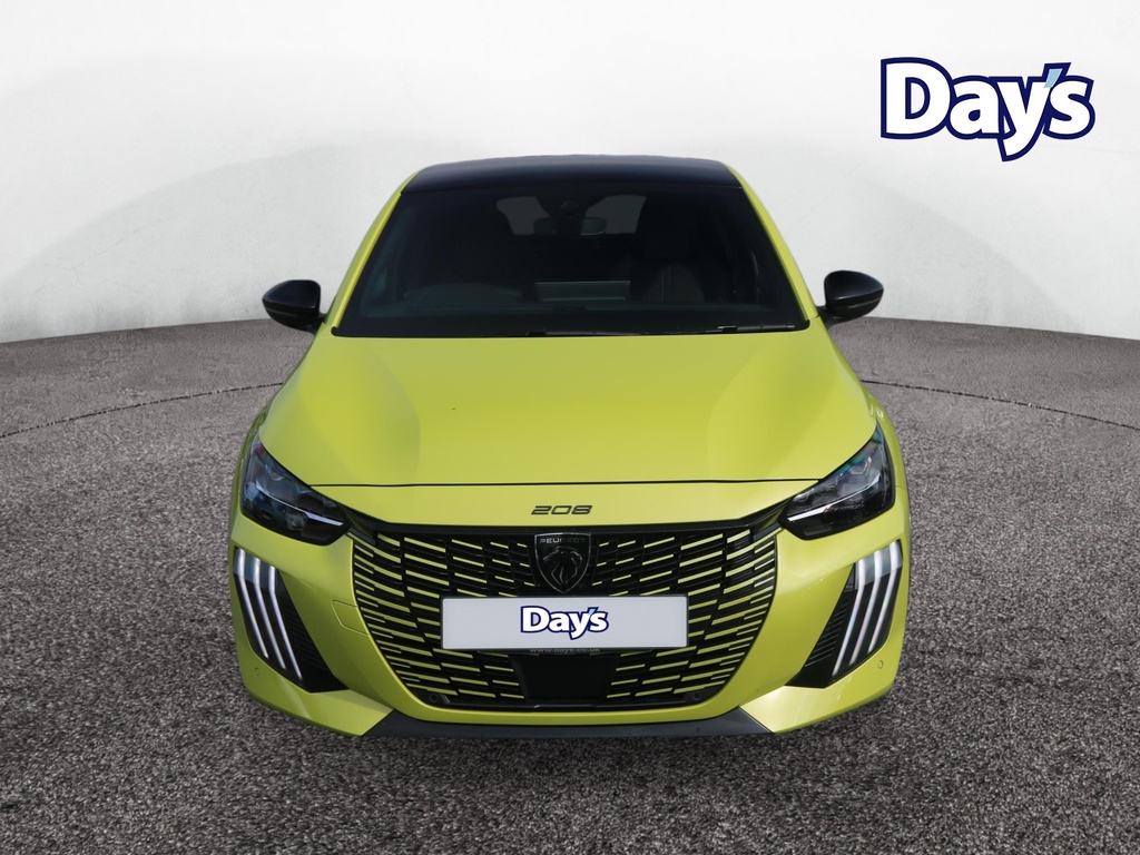 Peugeot e-208 51Kwh Gt Hatchback 11Kw Charger Yellow #2