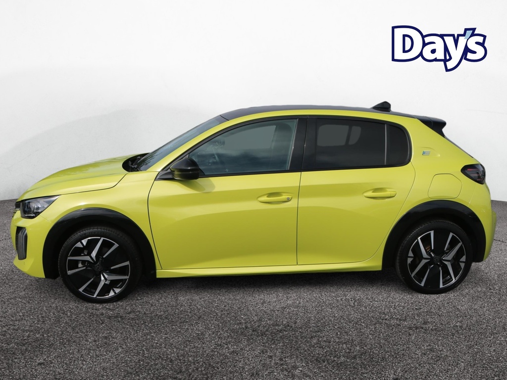 Peugeot e-208 51Kwh Gt Hatchback 11Kw Charger Yellow #4