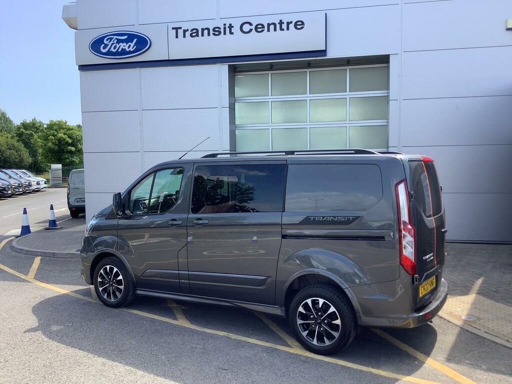 Ford Transit Custom 320 L1 Sport Double Cab Van 185Ps 2.0L Manu CV22KNG Grey #4