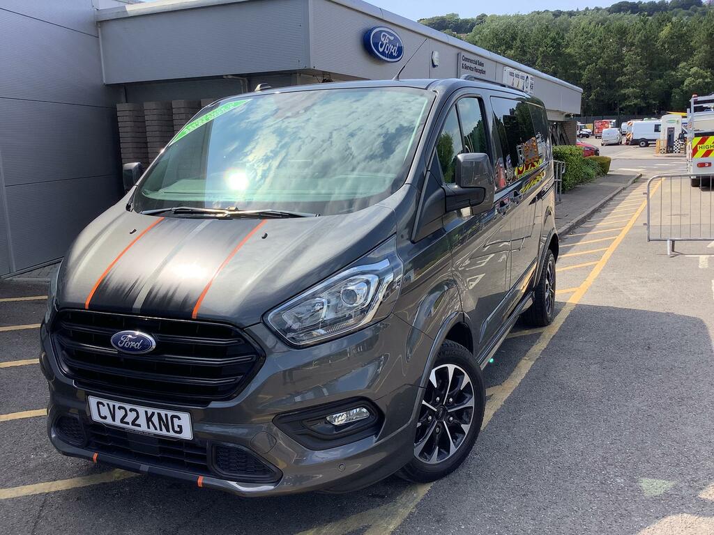 Ford Transit Custom 320 L1 Sport Double Cab Van 185Ps 2.0L Manu Grey