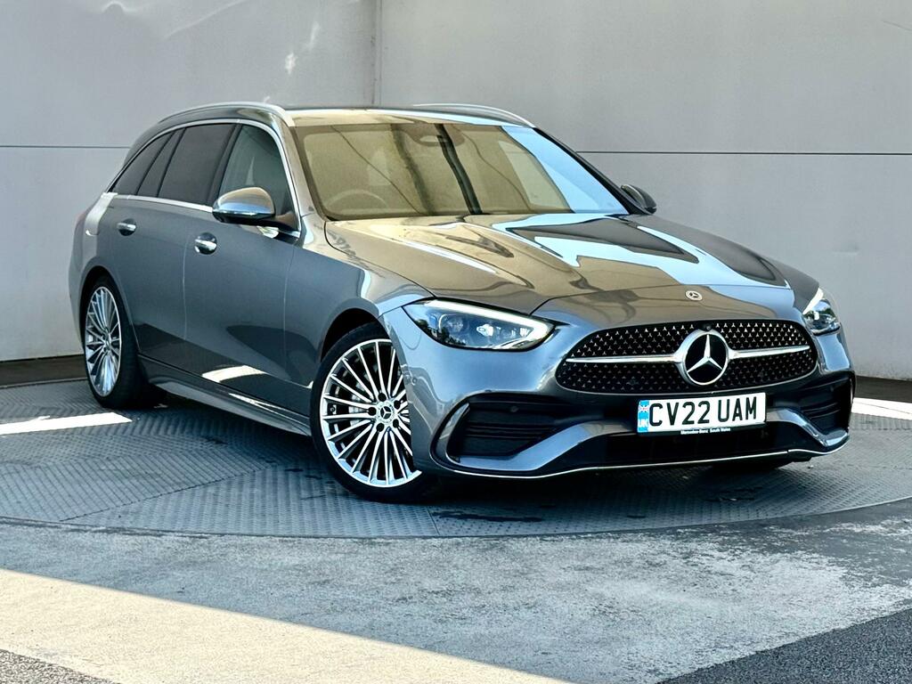 Mercedes-Benz C Class 2.0 C220dh Mhev Amg Line Premium G-tronic Grey