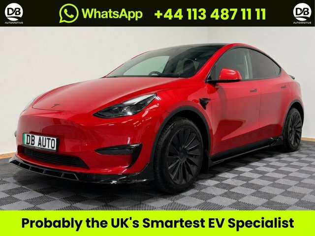 Tesla Model Y Motor Long Range Suv Red