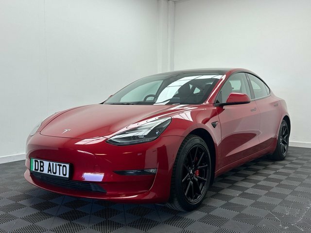 Tesla Model 3 Motor Long Range Saloon ND21YXU Red #2