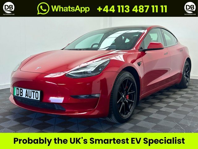 Tesla Model 3 Motor Long Range Saloon Red