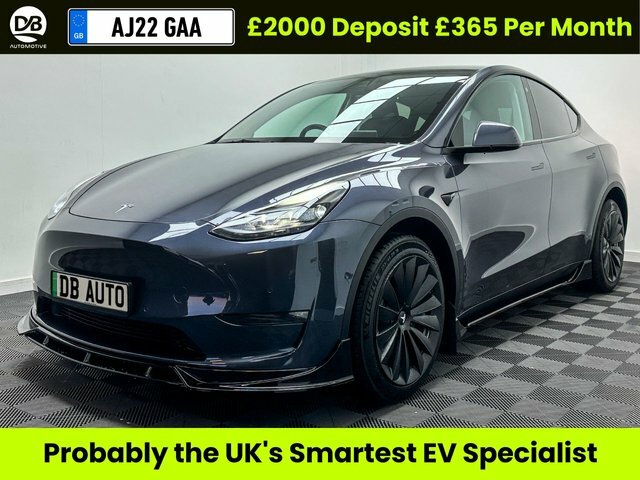 Tesla Model Y Motor Long Range Suv Grey