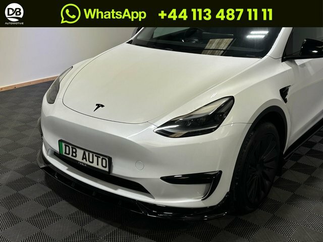Tesla Model Y Motor Long Range Suv White #4