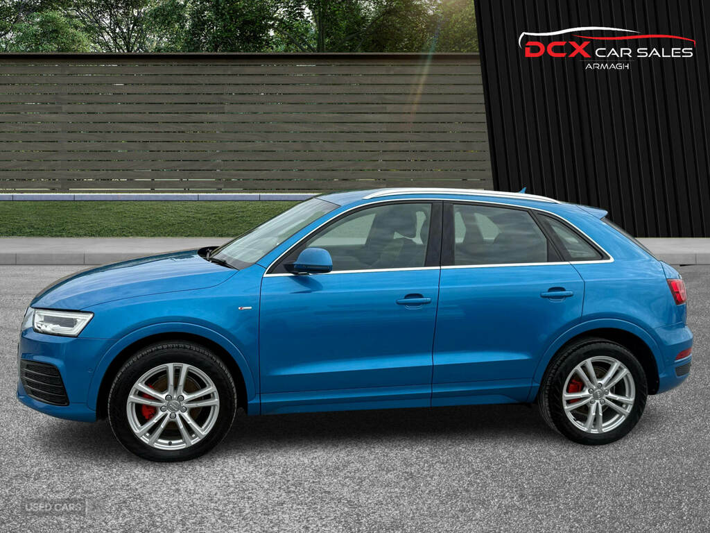 Audi Q3 2.0 Tdi 184 Quattro S Line OY15WPR Blue #6