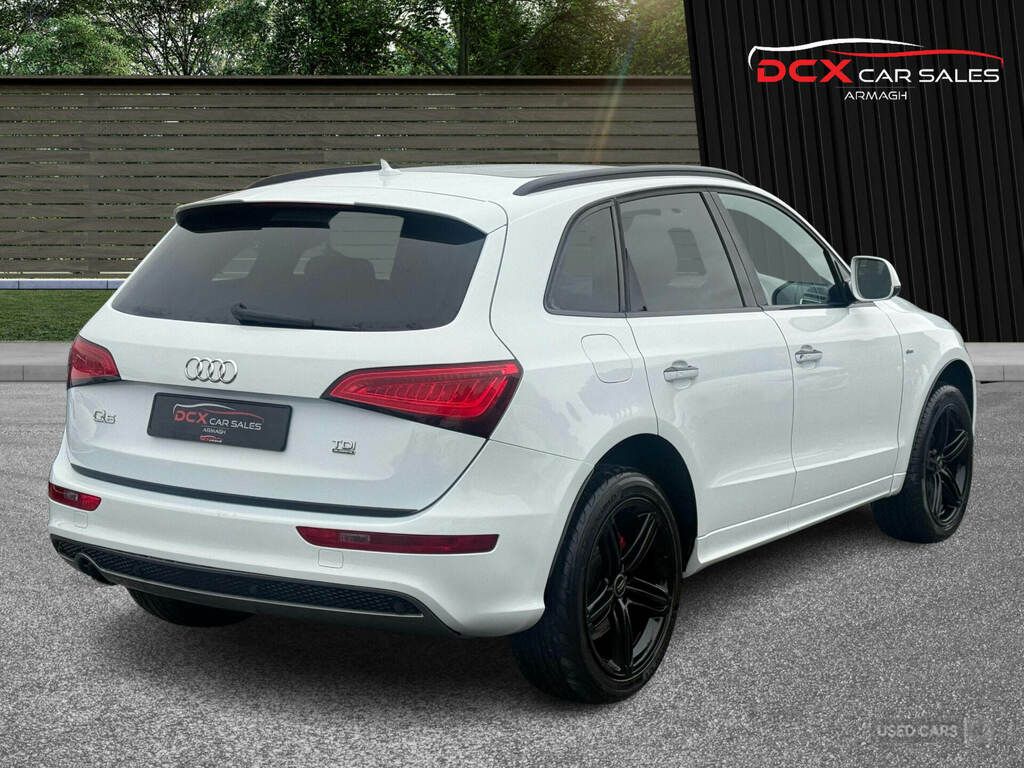 Audi Q5 2.0 Tdi S Line Plus S Tronic Quattro Euro 5 S S White #3