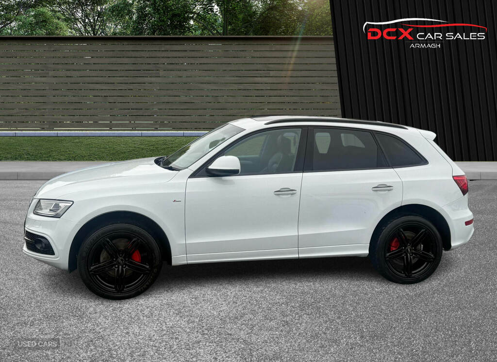 Audi Q5 2.0 Tdi S Line Plus S Tronic Quattro Euro 5 S S White #6