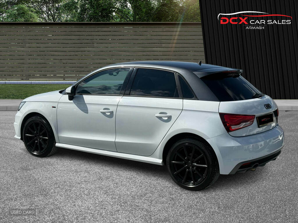 Audi A1 1.6 Tdi S Line JJ08OAL White #6