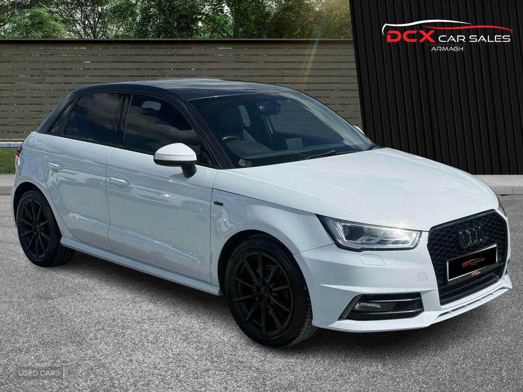 Audi A1 1.6 Tdi S Line JJ08OAL White #2