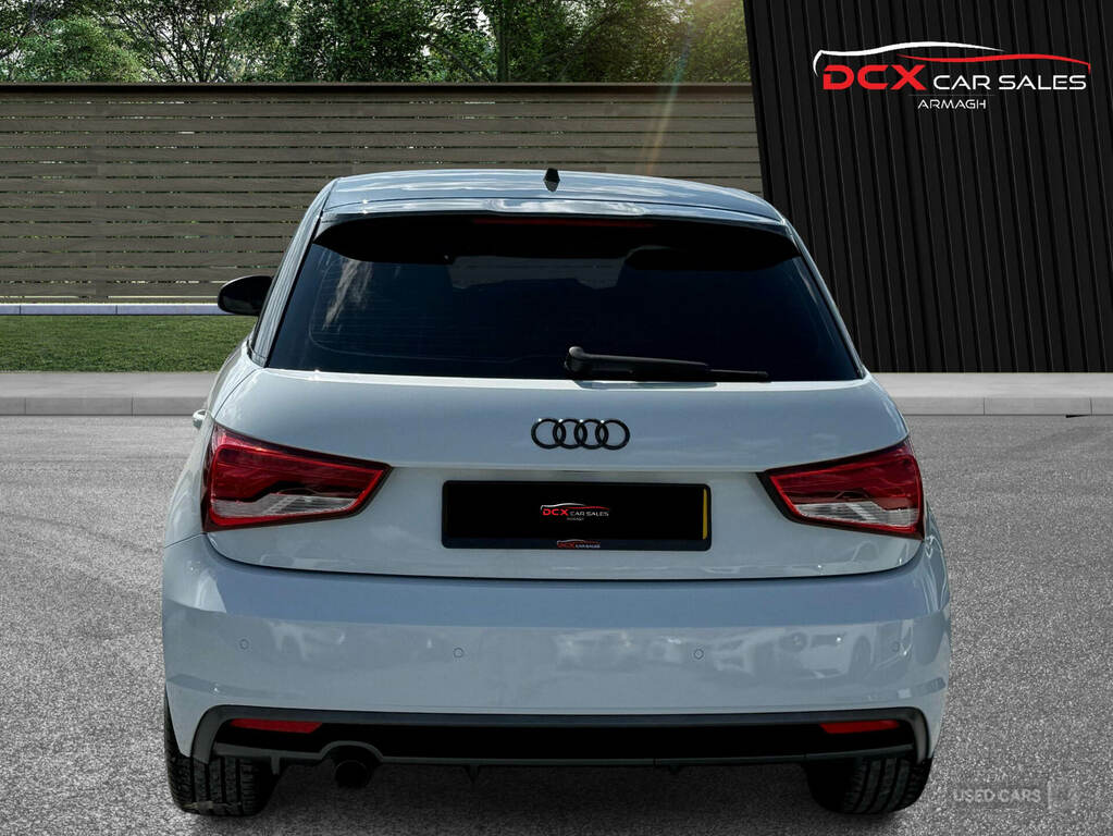 Audi A1 1.6 Tdi S Line JJ08OAL White #4