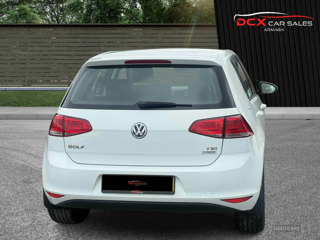 Volkswagen Golf 1.6L S Tdi Bluemotion Technology Used Cars Blue #3