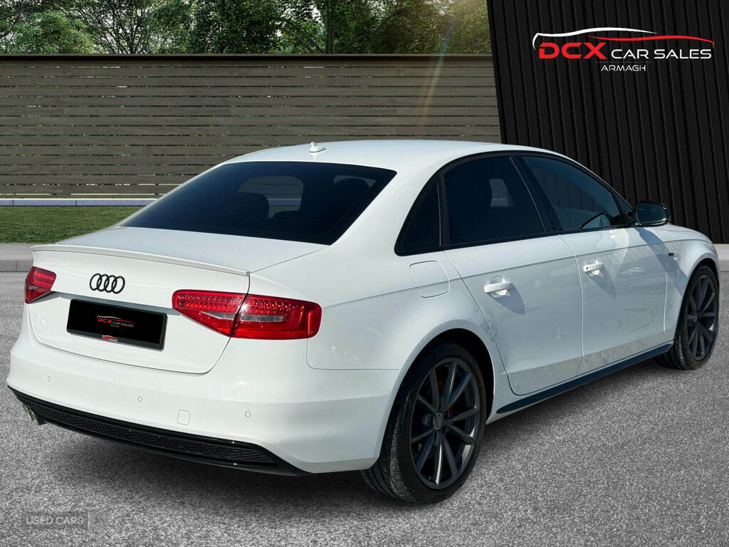Audi A4 2.0 Tdi 190 Black Edition Multitronic Nav White #4