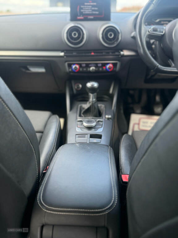 Audi A3 2.0 Tdi S Line Sportback Euro 6 Ss Red #15