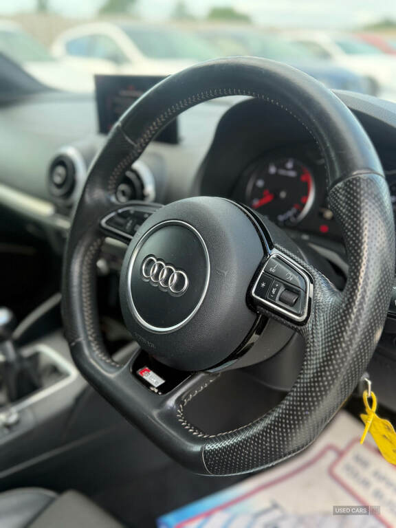Audi A3 2.0 Tdi S Line Sportback Euro 6 Ss Red #16