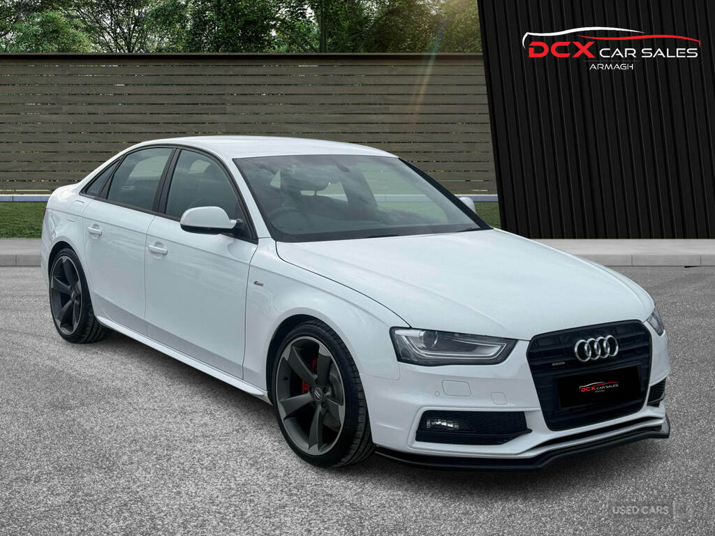 Audi A4 2.0 Tdi 177 Quattro Black Edition White #2