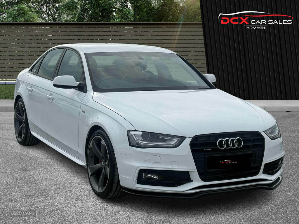 Audi A4 2.0 Tdi 177 Quattro Black Edition White