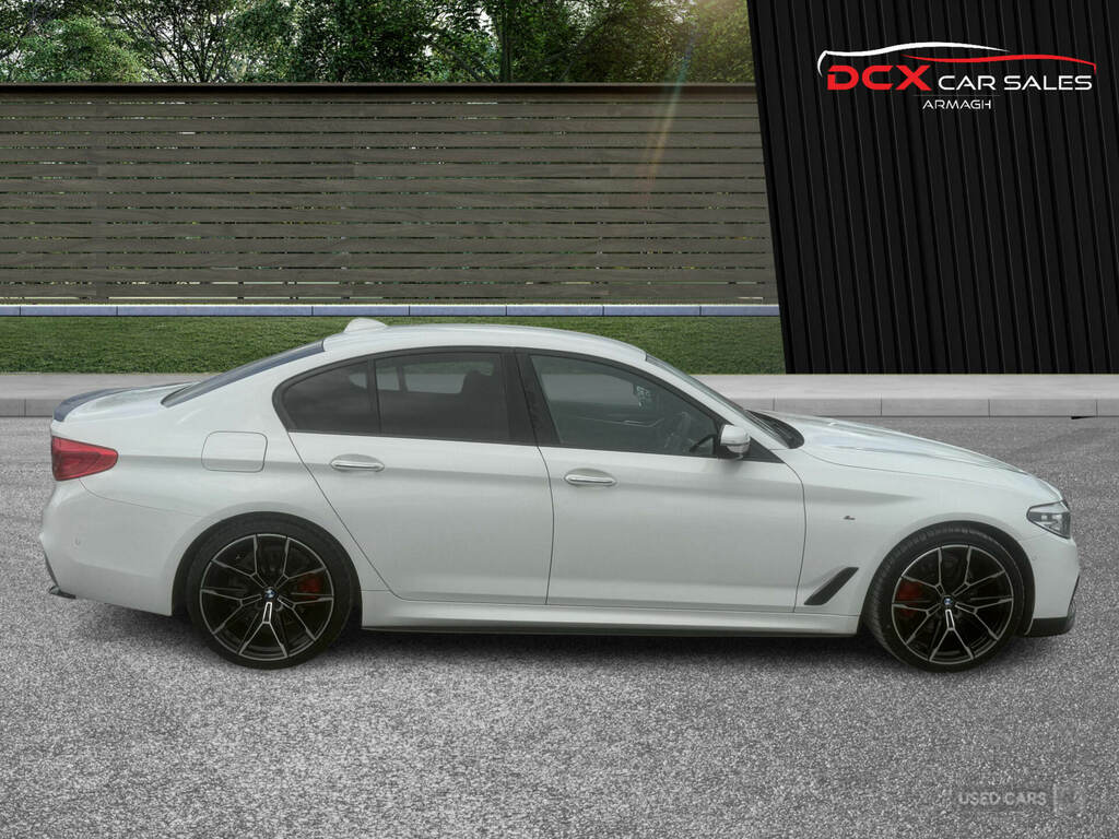 BMW 5 Series 520D Xdrive M Sport BF17WVA White #3