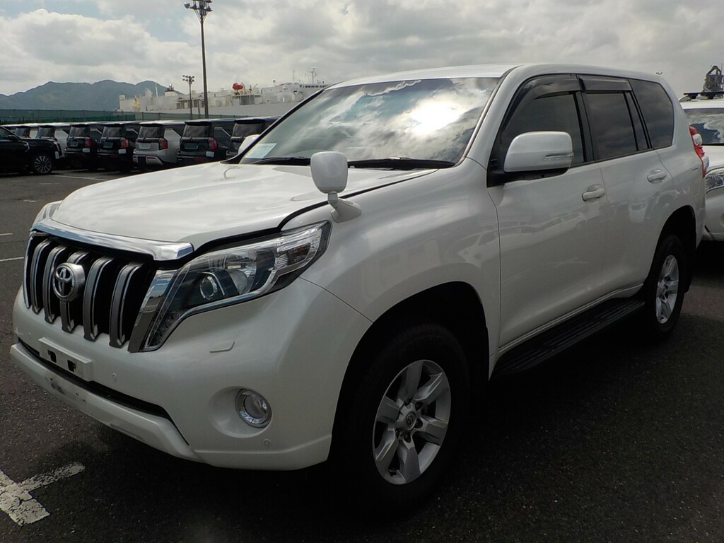 Toyota Land Cruiser 4X4 2.8 D-4d Tx Prado Jdm Rust Free 201616 White #2