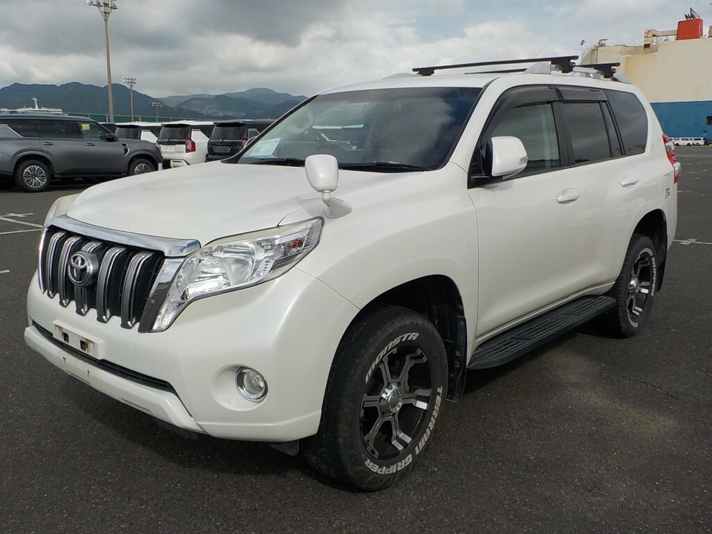 Toyota Land Cruiser Suv 2.8 D-4d Tx Package Parado Jdm Rust Free 2016 White #2
