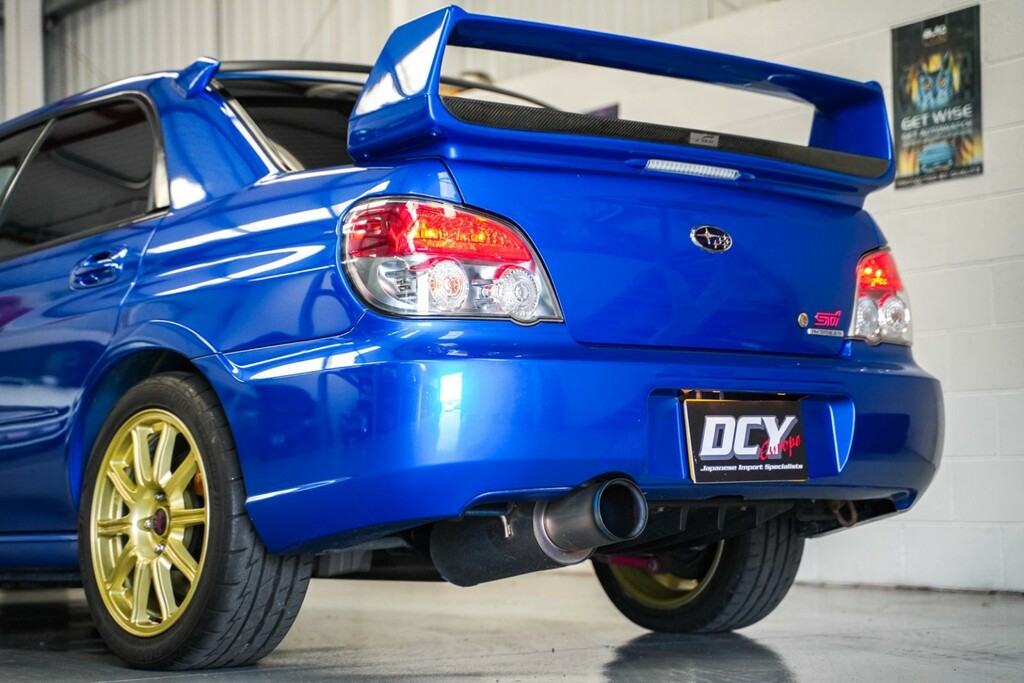 Subaru Impreza Saloon Blue #9