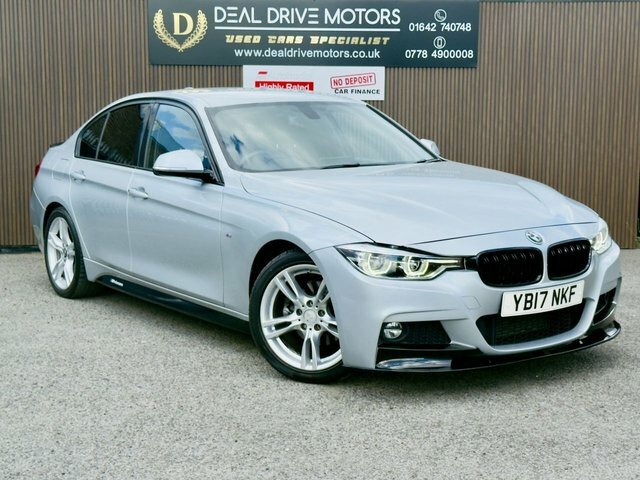 BMW 3 Series 2017 2.0 320D M Sport Saloon Euro YB17NKF Silver
