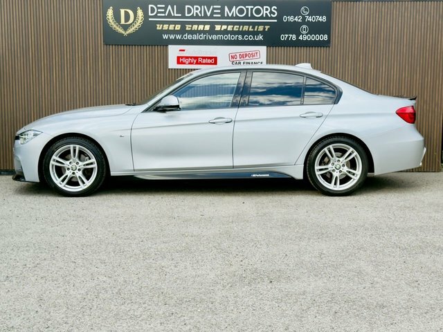 BMW 3 Series 2017 2.0 320D M Sport Saloon Euro YB17NKF Silver #4