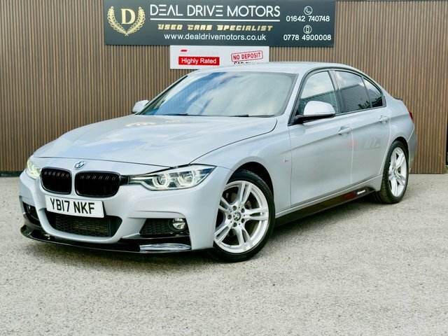 BMW 3 Series 2017 2.0 320D M Sport Saloon Euro YB17NKF Silver #3