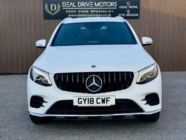 Mercedes-Benz GLC Class 2018 2.1 Glc220d Amg Line Suv G-tronic White #2