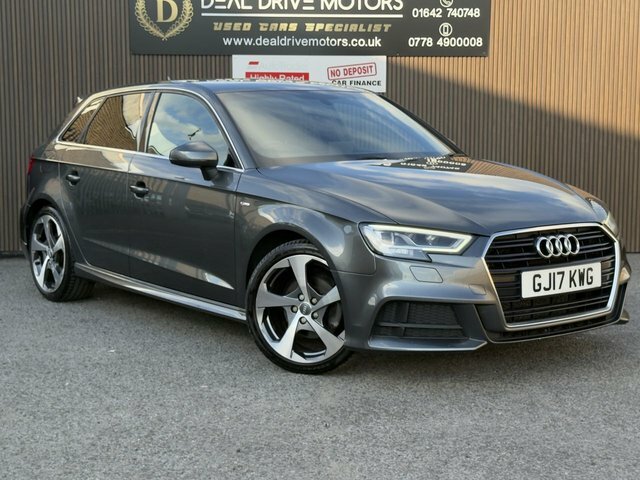 Audi A3 2017 2.0 Tdi S Line Sportback S Tronic Grey