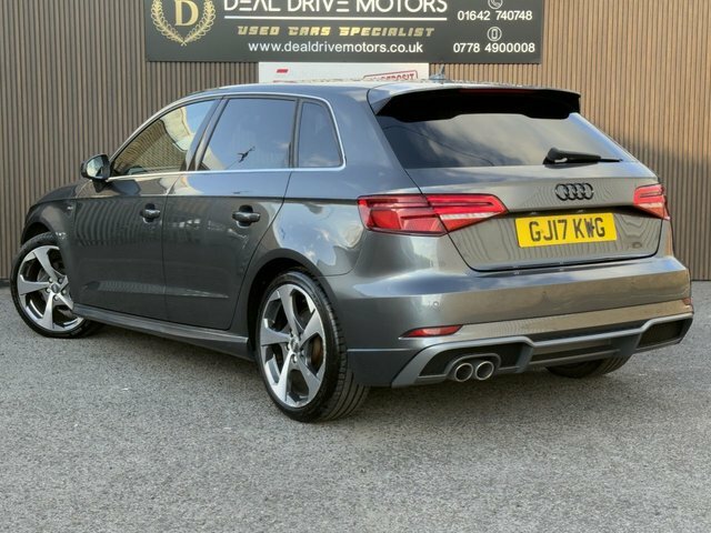 Audi A3 2017 2.0 Tdi S Line Sportback S Tronic GJ17KWG Grey #5