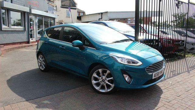 Ford Fiesta Ecoboost Gpf Titanium Hatchback AE68KMO Blue #4