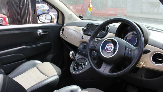 Fiat 500C Twinair Lounge Convertible Brown #2