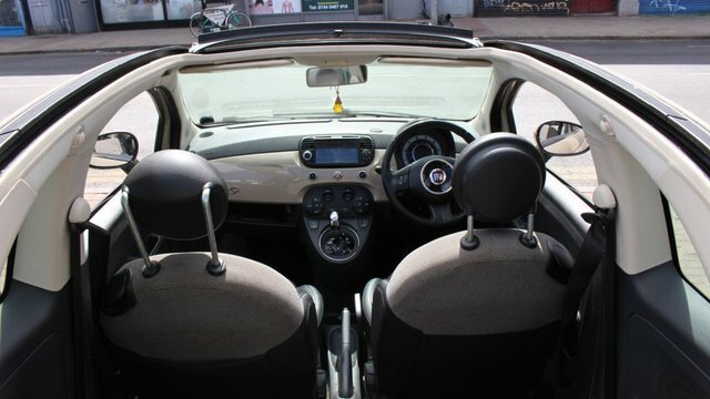 Fiat 500C Twinair Lounge Convertible Brown #4