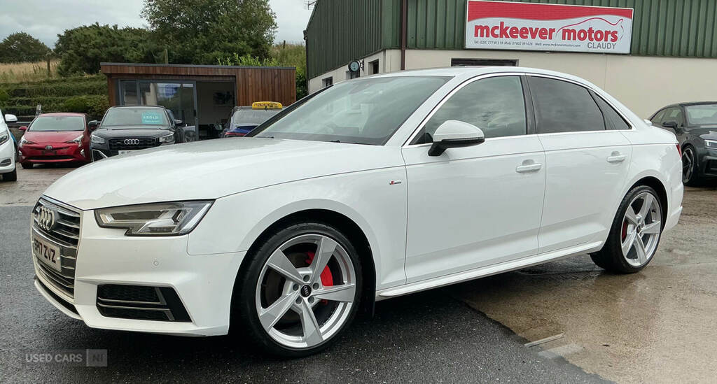 Audi A4 2.0 Tdi 190 S Line S Tronic White