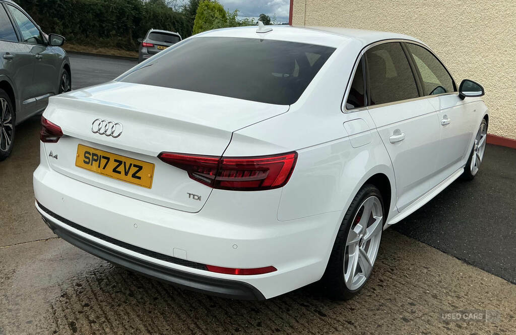 Audi A4 2.0 Tdi 190 S Line S Tronic White #5