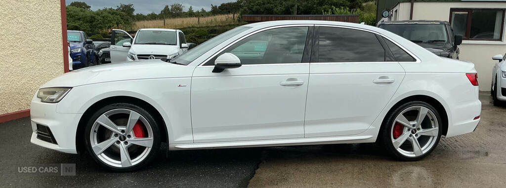 Audi A4 2.0 Tdi 190 S Line S Tronic White #2