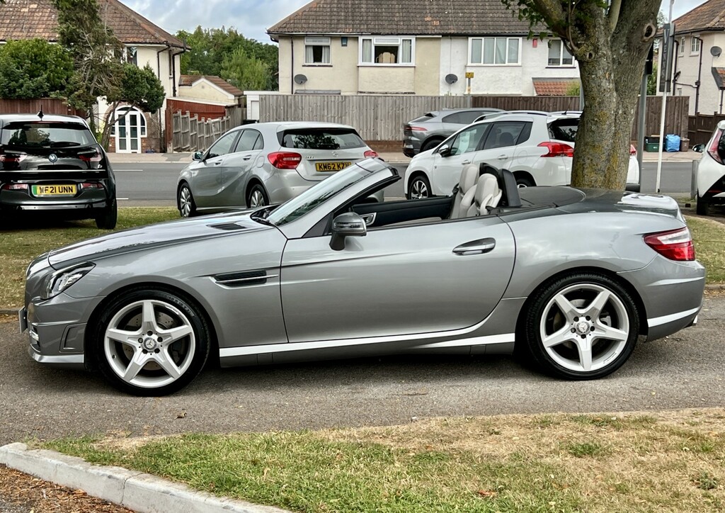 Mercedes-Benz SLK Convertible 1.8 Slk200 Blueefficiency Amg Sport Au CK62CJX Silver #4