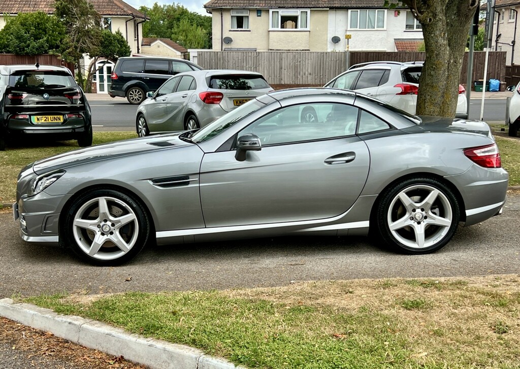 Mercedes-Benz SLK Convertible 1.8 Slk200 Blueefficiency Amg Sport Au CK62CJX Silver #5
