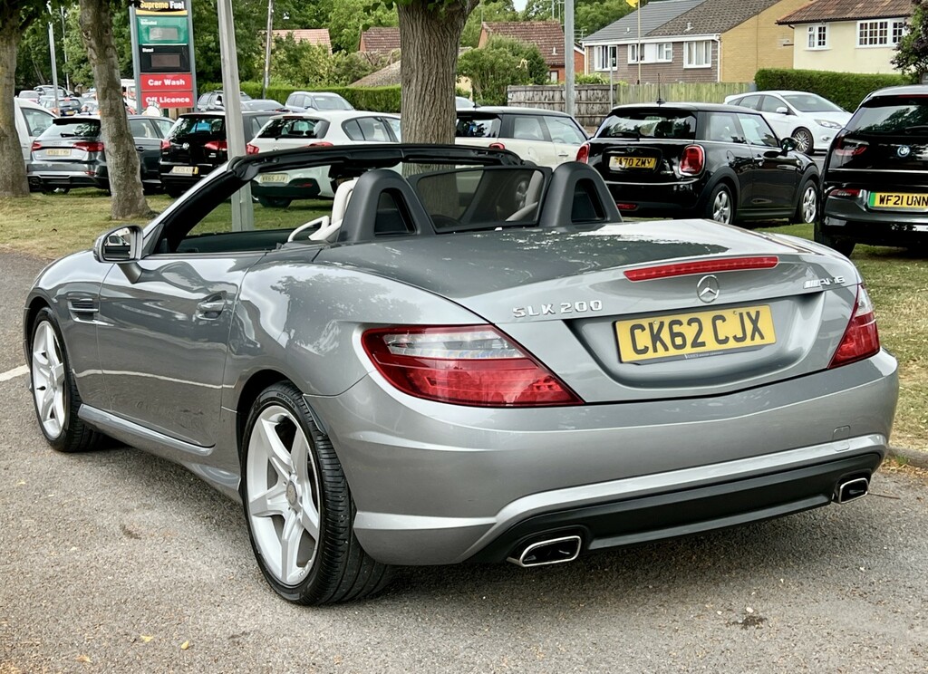 Mercedes-Benz SLK Convertible 1.8 Slk200 Blueefficiency Amg Sport Au CK62CJX Silver #6