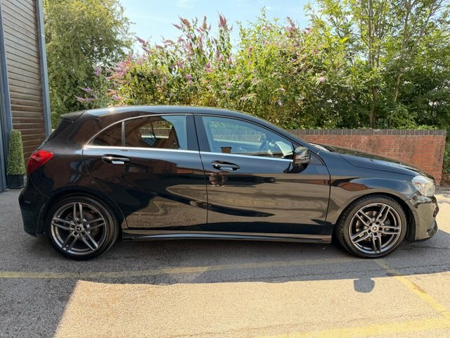 Mercedes-Benz A Class 1.6 A180 Amg Line Hatchback Euro LO67BZM Black #4