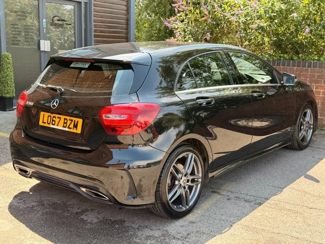 Mercedes-Benz A Class 1.6 A180 Amg Line Hatchback Euro LO67BZM Black #5